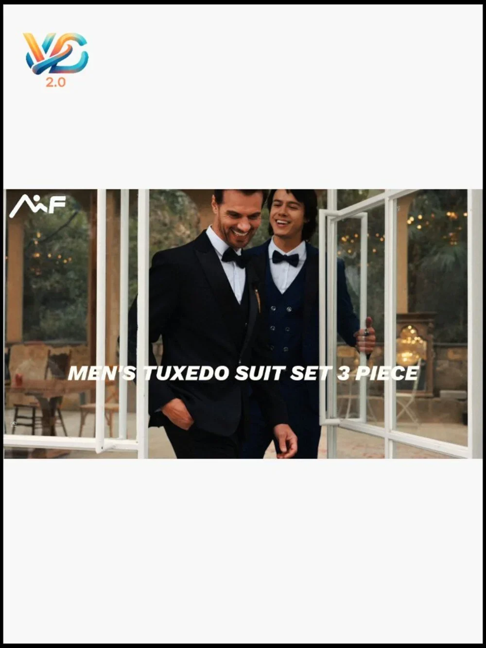 Slim Fit 3 Piece Tuxedo Suit Set Prom Wedding Party